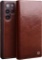 Qichenlu Robust Cowhide Leather Retro Brown Genuine Leather Flip Case - $35.65 MSRP