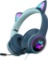 JKRED AKZ-022 Folding Cat Ear Headphone Luminous Gaming Wired Headset - $21.00 MSRP