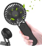 WOWGO Handheld USB Fans Electic Mini Portable Outdoor Fan with Rechargeable 2500 mAh - $13 MSRP