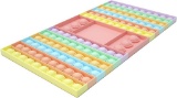ELASMIN XXL Pop Game Fidget Toy, Rainbow Chessboard Push Bubble Popper - $7.55 MSRP