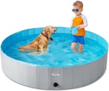 Toozey Dog Pool for Large and Small Dogs 80cm/120cm/160cm Foldable Children and Dogs Pool, L $45MSRP