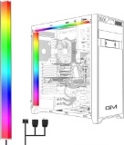 Gim KB-14 RGB 30cm Rectangular Multicolored Light Bar with Double-Sided Magnets for PC $14.70 MSRP