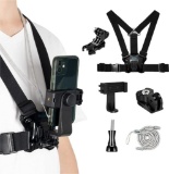 TELESIN Universal-Action-Kamera-Brustgurt for Smartphone GoPro Max Hero $18.1 MSRP