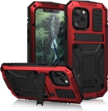 Qichenlu 2 Meters Shockproof Red Full Protection Compatible with iPhone 12 Pro Max, Red - $31.71MSRP