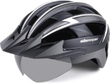 Shinmax Adult Bicycle Helmet Bike Helmet with LED Light USB Rechargeable CE Certified MTB - $35 MSRP