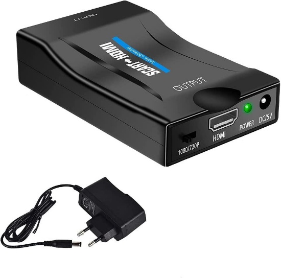 FAERSI Scart to HDMI 1080P/720P HD video Scart to HDMI Converter - $12.60 MSRP