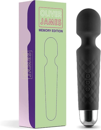 Oliver James Massage Kit Personal Massager - Memory Edition 20 Vibration Patterns - $26 MSRP