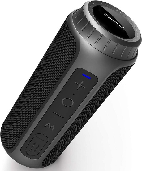 Zamkol 30W Wireless Bluetooth Speakers 360... Bass Sound IPX6 waterproof (black) $43 MSRP