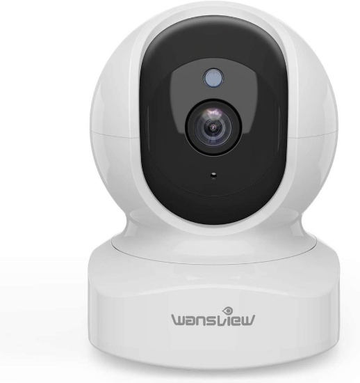 WANSVIEW WLAN IP camera, 1080p 2.4GHz wifi swiveling pet camera, baby monitor with camera $29 MSRP