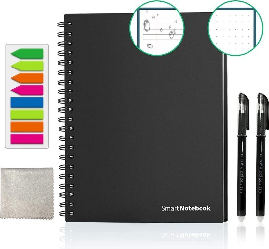 Guyuccom reusable notebook A4-notes, load notes with the iOS/Android app in the cloud $18 MSRP