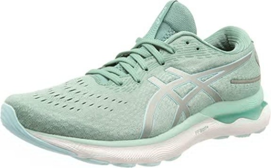 ASICS Gel-Nimbus 24, Running Shoe Women, Sage/Clear Blue, 39 EU $49 MSRP