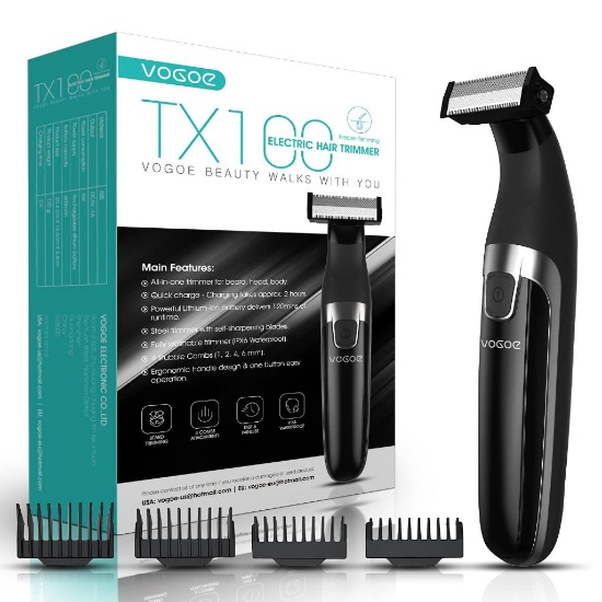VOGOE Beard Trimmer for Men Electric Shaver for Mustache, Body and Head (TX100) $24.70 MSRP