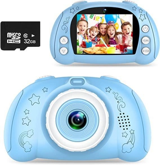 Children's Camera, Digital Camera, Children's USB Rechargeable Selfie Video Camera - $30.3 MSRP