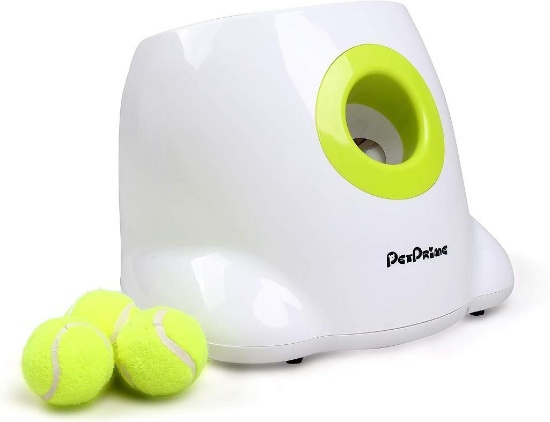 PetPrime Dog Automatic Ball Launcher Dog Interactive Toy Dog Fetch Toy (Pattern 2) - $90 MSRP