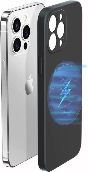 Magnetic Silicone Case for iPhone 13 Pro with Mag-Safe Wireless Charging, Ultra Thin - $17.00 MSRP