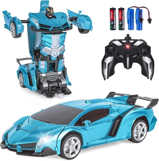 Vubkkty Transformer Toy, Remote Control Car for Kids 6 7 8 9 10 Years Older, 2.4GHz Remote $25 MSRP