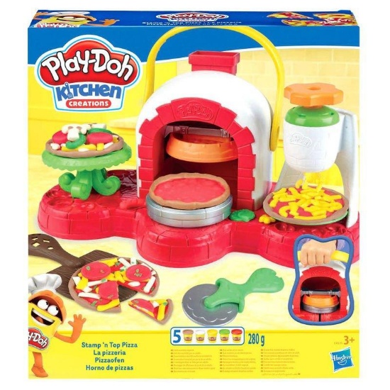 Play-Doh Stamp N Top Pizza Oven Toy with 5 Non-Toxic Modeling Compound Colors - $49.99 MSRP