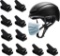 LUNEKUCK Helmet Clip Mask Holder Ski Helmet 5 Pairs Mask Holder Bicycle Helmet - $30.00 MSRP