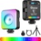 DioKiw RGB LED Video Light, Camera Light Mini Sunset Lamp with 3 Cold Shoe Mounts - $19.00 MSRP