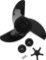 MAGT QP05013A 3-Blade Marine Motor Boat Propellers Compatible with Haibo T54 (Black) - $17.00 MSRP