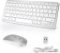 Holres Multi-Device Wireless Keyboard and Mouse Combo,Rechargeable Mini Wireless - $24.00 MSRP