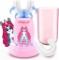 Nohoo Kids U-Shape Full Mouth Electric Toothbrush, Ultrasonic Automatic (Pink Unicorn) - $30.00 MSRP
