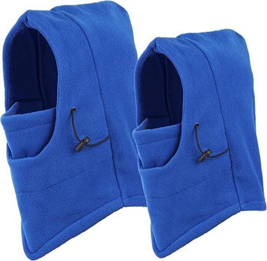 Wisolt Fleece Balaclava Hood 3 in 1 Multifunction Thermal Windproof Full Face Mask Cover - $25 MSRP