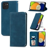 MIKULLE Samsung Galaxy A03 Case Book Flip Magnetic Folio PU Leather Wallet Case - Blue - $17.00 MSRP