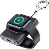 leQuiven Portable iWatch Charger for Apple Watch, 1800mAh Magnetic Portable Power Bank - $20.00 MSRP