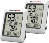 ThermoPro TP50 Digital Thermo-Hygrometer Indoor Thermometer Hygrometer Temperature Set of 2 $20 MSRP