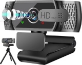 Neefeaer Full HD1080P Webcam with Microphone, Automatic Light Correction, USB PC Webcam $25 MSRP