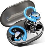 Dascert Q38 Blue 2022 Bluetooth Headphones Sport, In-Ear Headphones Wireless Bluetooth 5.1 $23 MSRP