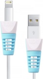 TUDIA Klip Snap On Lightning USB Cable Protector Compatible with Lightning (Blue 2-Pack) $17 MSRP