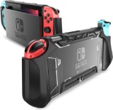mumba Dockable Case for Nintendo Switch [Blade Series] TPU Grip Protective Cover Case Black $20 MSRP