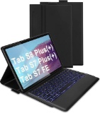 ASHU Illuminated Keyboard Case for Samsung Galaxy Tab S7 Plus/Tab S7 fe/S8 Plus - $28.50 MSRP