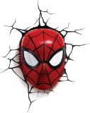3DLightFX 816733002224 Marvel Spiderman Mask 3D Deco Light,Plastic, Red - $42.00 MSRP