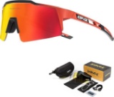KAPVOE Polarized cycling glasses with 4 interchangeable lenses women Tr90 Solb Sports Glass $29 MSRP