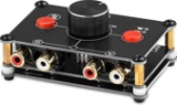 Nobsound Little Bear MC1022 Mini 2(1)-IN-1(2)-Out RCA Stereo Audio Switcher Passive Selecto $26 MSRP