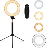 FREESOO Ring Light 6 Inch Ring Light 10 W Dimmable Table USB LED Bulb - $11.47 MSRP