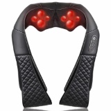 Marnur Shiatsu Neck and Back Massager with Heat Electric Shoulder Massagers - $36 MSRP