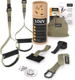 LOEV Loop Exerciser for Use at Home and on the Road - Comprehensive Sling Trainer Set $40 MSRP