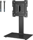 BONTEC Universal Swivel TV Stand for 17-43 inch Screens, Height Adjustable Table Top - $25.99 MSRP
