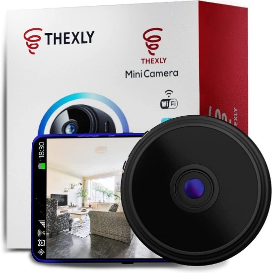 THEXLY Mini Camera WLAN - WiFi HD 1080p - Mini Small Camera Live Transmission Mobile Phone -$18 MSRP