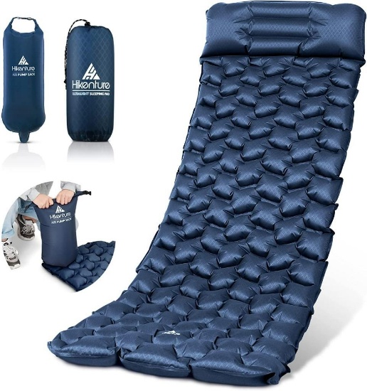 Hikenture Camping Isomatte Small Metric Pack Inflatable Ultralight Insulating Mat - $34.00 MSRP