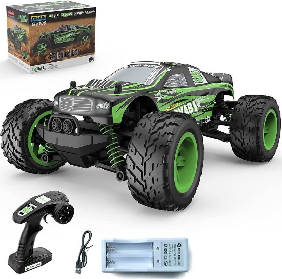 Toyabi Remote Controlled Car, 2.4GHz RC Car with 40km/h Monster Truck Buggy