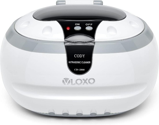 VLOXO ?(KDEUC001SB) Ultrasonic Cleaning Device 600 ml, White