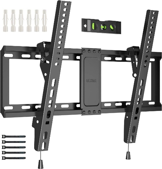 BONTEC 118MB TV Wall Mount Tilting for 37-82 Inch Flat and Curved LED/LCD/OLED/Plasma
