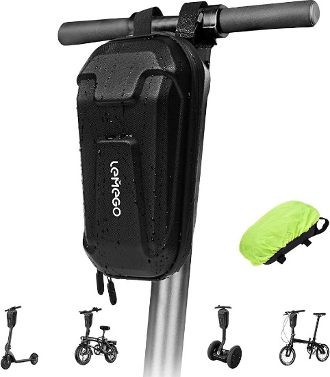 LEMEGO Scooter Handlebar Bag Waterproof E-Scooter Bag 2.2 L Large Capacity Electric Scooter