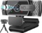 Neefeaer Full HD1080P Webcam with Microphone, Automatic Light Correction, USB PC Webcam