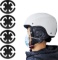 Lunekuck 5 Pairs Of Mask Holder Ski Helmet Mask Holder Bicycle Helmet Mask Holder